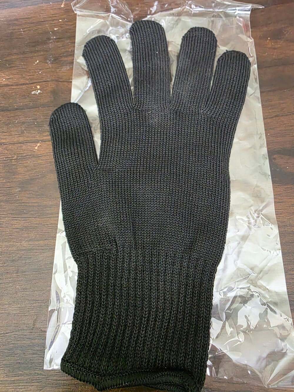 New Unbranded Cut Resistant Glove Black Heat Protective Work Safety